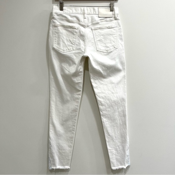 Moussy Vintage White Burnside Ankle Cropped Skinny Jean Size 26 - Picture 5 of 14